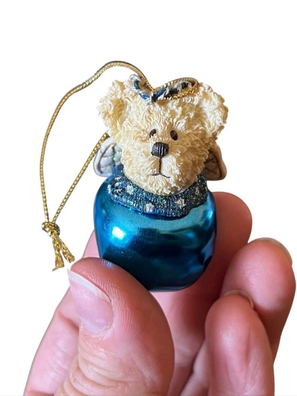 Boyds Bears & Friends 2โ Jingle Bell Angel Ornament